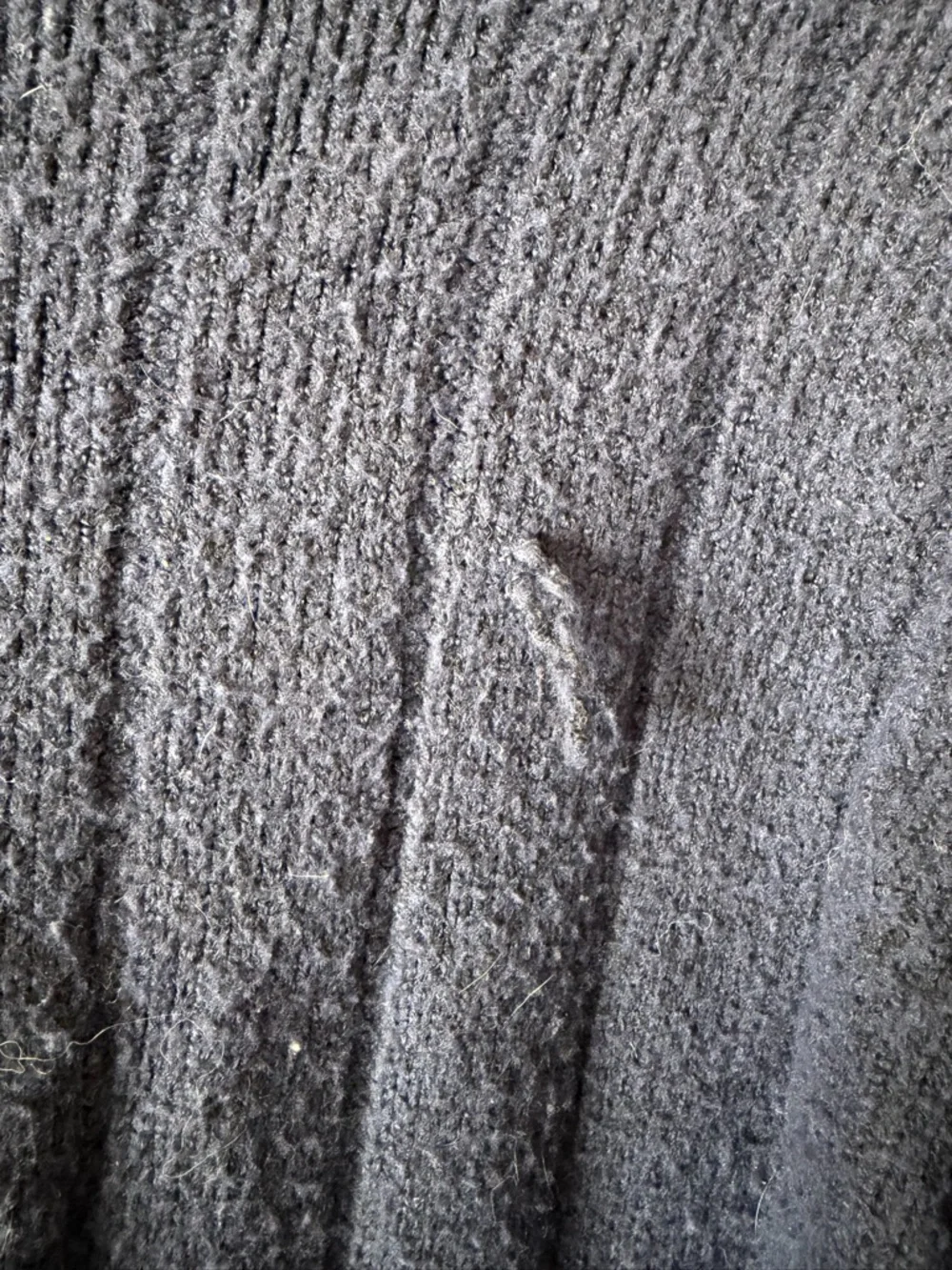 PINK Victoria's Secret Navy Shawl-Collar Cardigan with Cream & Green Stripes - Picture 5 of 5